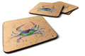 Crab Foam Coasters Set of 4 Cup Coasters for Indoor Outdoor, Tabletop Protection, Anti Slip, Mouse pad Material