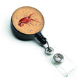 Crawfish Retractable Badge Reel for Nurses ID Badge Holder with Clip Retractable Employee Badge Holder, Belt Clip