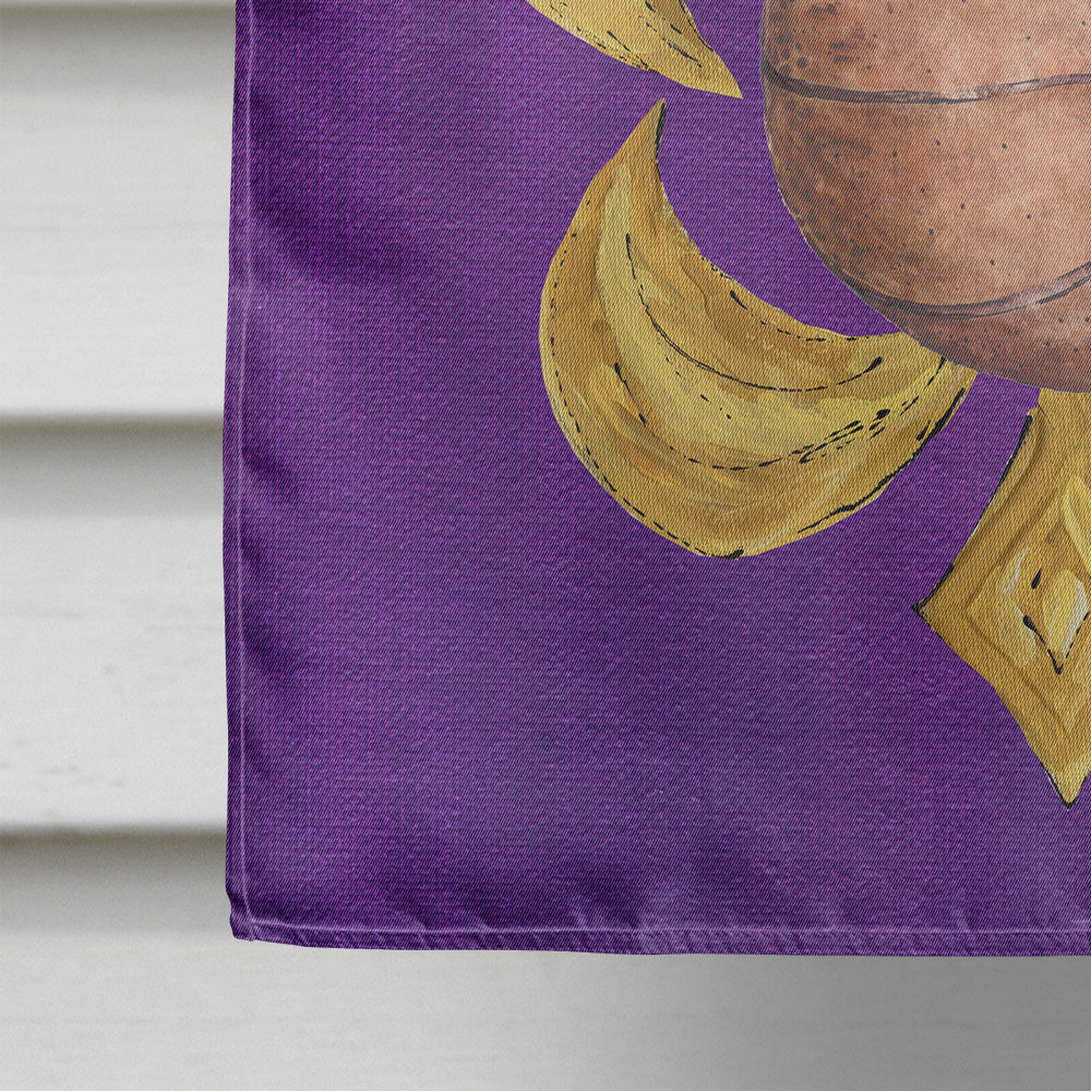 Tiger Fleur de Lis Basketball House Flag 28x40 Porch Sleeve Pole Decorative Outside Yard Banner Artwork Wall Hanging, Polyester