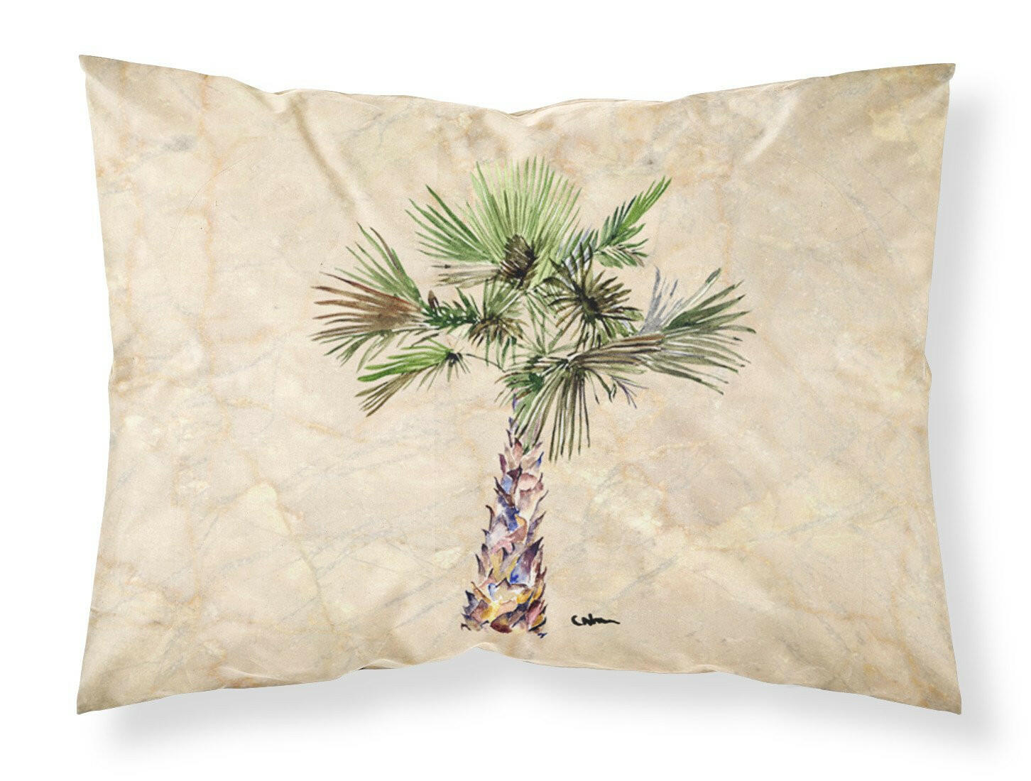 Palm Tree Standard Pillowcase Lightweight Super Soft Easy Care Decorative Artwork Pillowcase, Standard