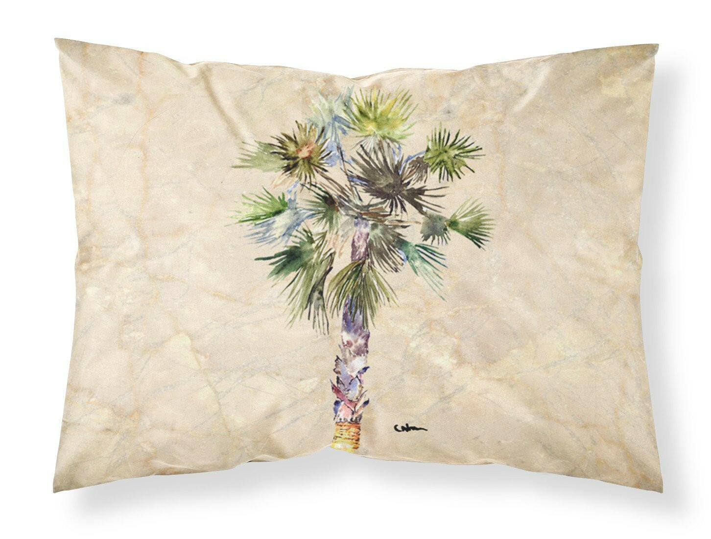 Palm Tree Standard Pillowcase Lightweight Super Soft Easy Care Decorative Artwork Pillowcase, Standard