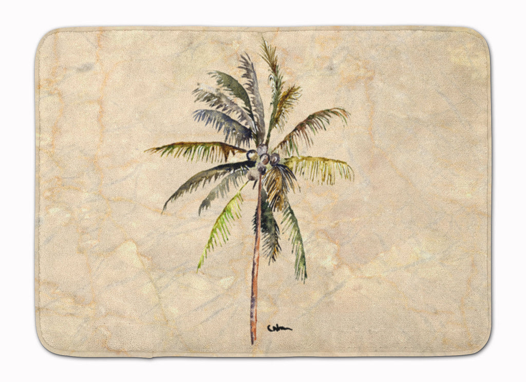 Palm Tree Memory Foam Kitchen Mat Machine Washable Anti-Fatigue Cushion Comfort Bath or Kitchen Rug