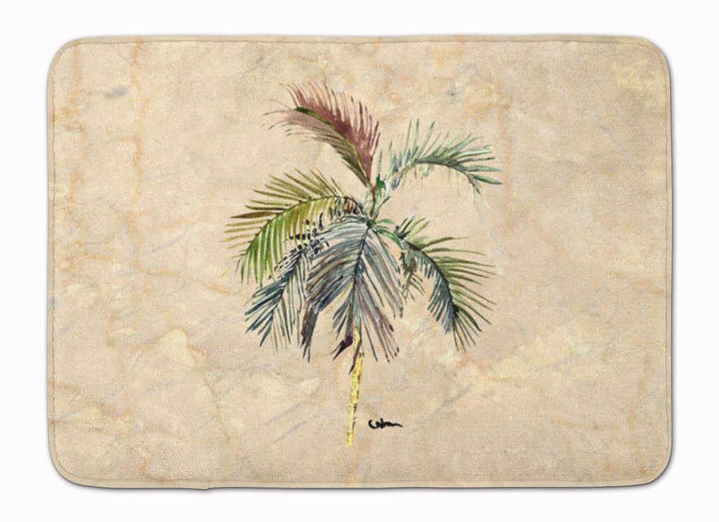 Palm Tree Memory Foam Kitchen Mat Machine Washable Anti-Fatigue Cushion Comfort Bath or Kitchen Rug