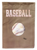 Baseball House Flag 28x40 Porch Sleeve Pole Decorative Outside Yard Banner Artwork Wall Hanging, Polyester