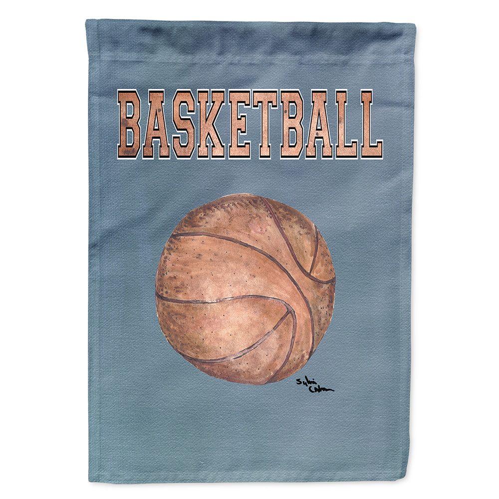 Basketball House Flag 28x40 Porch Sleeve Pole Decorative Outside Yard Banner Artwork Wall Hanging, Polyester
