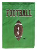 Football House Flag 28x40 Porch Sleeve Pole Decorative Outside Yard Banner Artwork Wall Hanging, Polyester