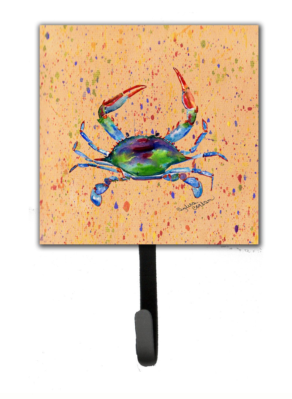 Crab Leash or Key Holder Wall Hooks, Key Hooks Holder, Coat Rack Wall Mount, Coat Hooks, Hooks for Hanging Keys, Towels, Aprons, Leashes