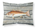 Red Fish Standard Pillowcase Lightweight Super Soft Easy Care Decorative Artwork Pillowcase, Standard