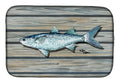 Fish Mullet Dish Drying Mat Absorbent Dish Drying Mat Pad for Kitchen Counter Dish Drainer Mat for Countertop, 14 x 21", Multicolor