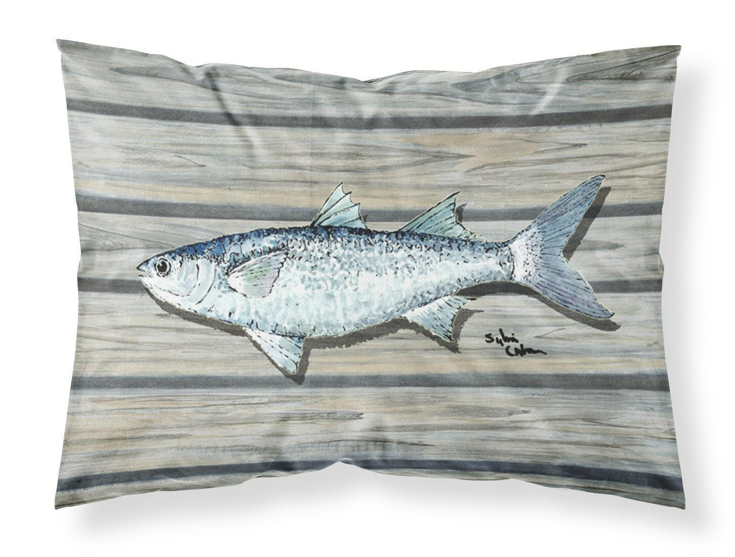 Fish Mullet Standard Pillowcase Lightweight Super Soft Easy Care Decorative Artwork Pillowcase, Standard