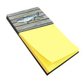 Fish Mullet Watercolor Sticky Note Holder Refillable Dispenser Desk Accessory 3x3 Pad Gift
