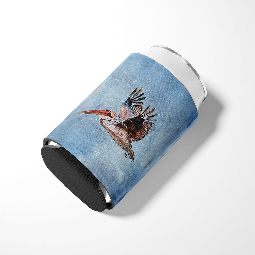 Bird - Pelican Can or Bottle Hugger Cooler Sleeve for Standard 12 oz Cans, Insulated Foam Beer & Soda Can Hugger Reusable