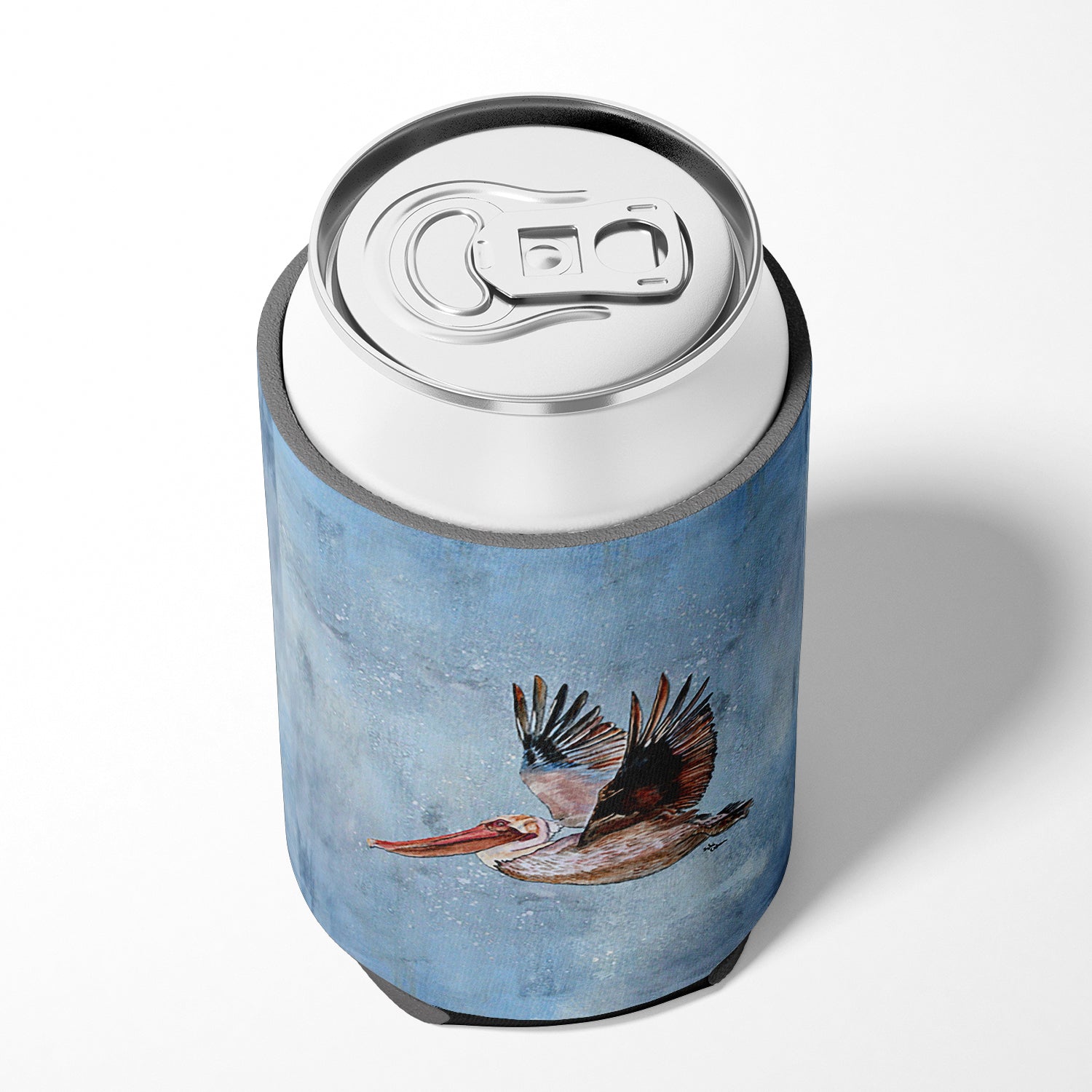 Bird - Pelican Can or Bottle Hugger Cooler Sleeve for Standard 12 oz Cans, Insulated Foam Beer & Soda Can Hugger Reusable