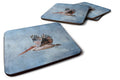 Bird - Pelican Foam Coasters Set of 4 Cup Coasters for Indoor Outdoor, Tabletop Protection, Anti Slip, Mouse pad Material