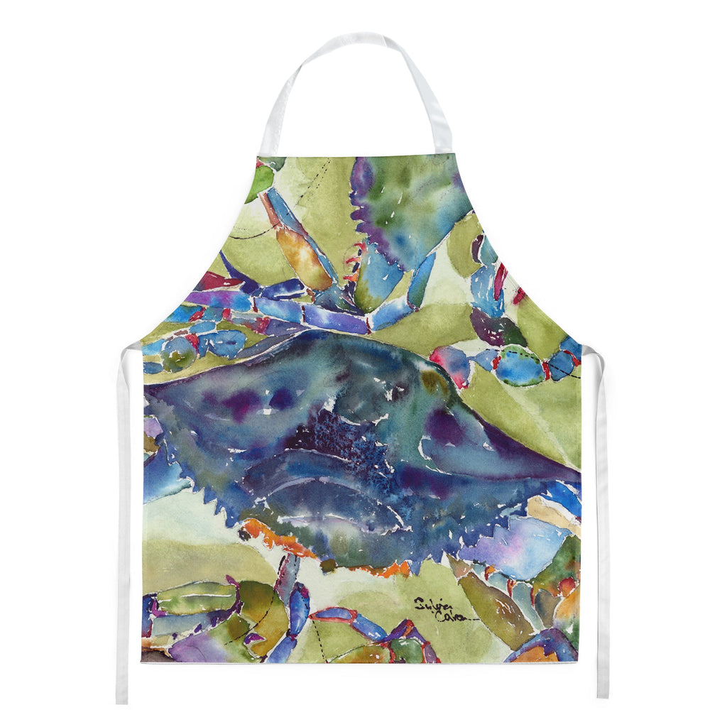 Crab All Over Apron Cooking Kitchen Server Baking Crafts Gardening for Adult Women Men, Unisex, Large, Multicolor