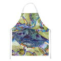 Crab All Over Apron Cooking Kitchen Server Baking Crafts Gardening for Adult Women Men, Unisex, Large, Multicolor