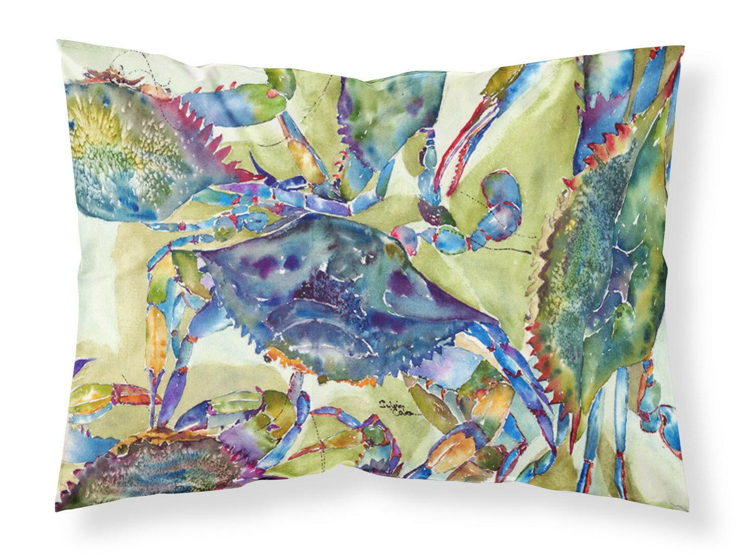 Crab All Over Standard Pillowcase Lightweight Super Soft Easy Care Decorative Artwork Pillowcase, Standard