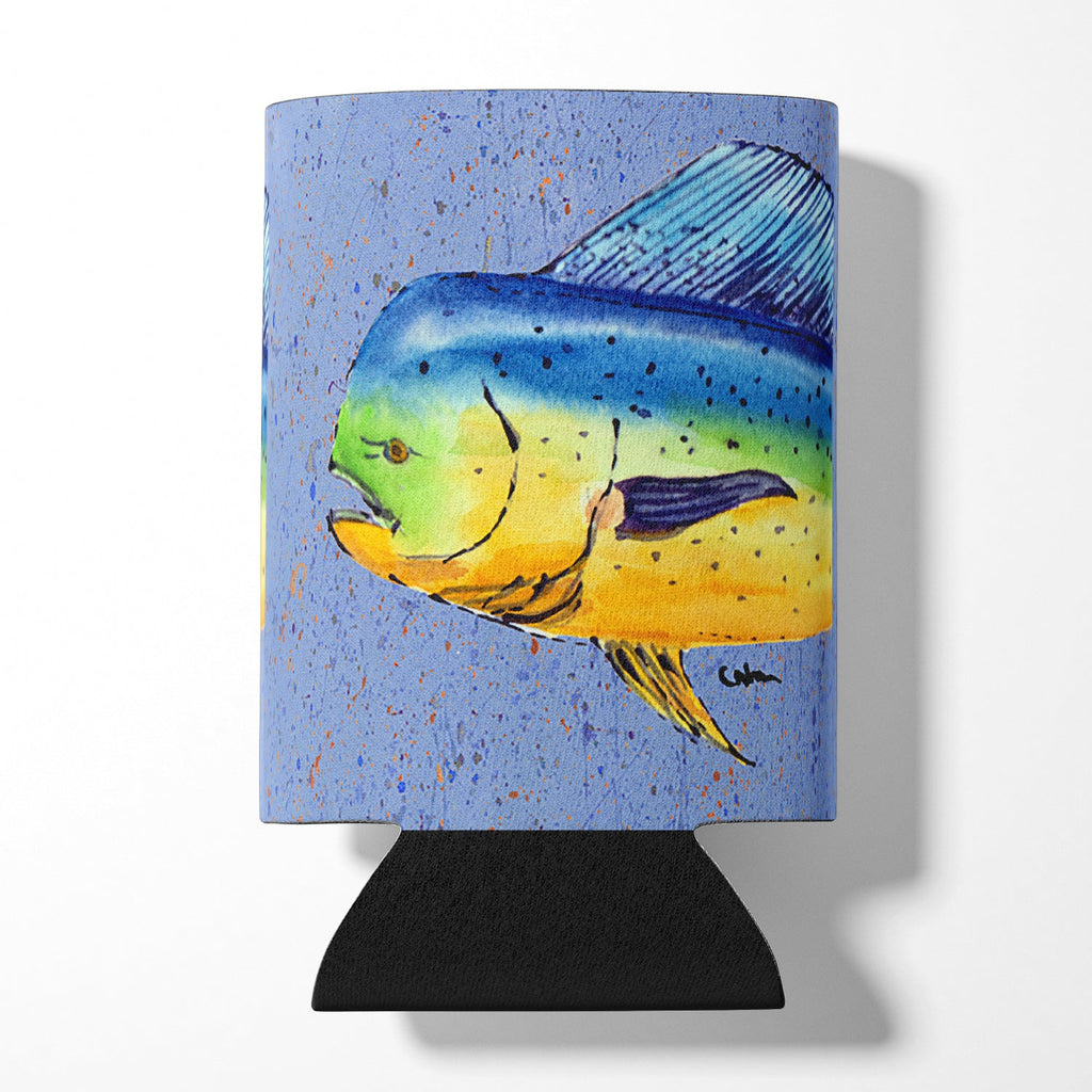 Dolphin Mahi Mahi Can or Bottle Hugger Cooler Sleeve for Standard 12 oz Cans, Insulated Foam Beer & Soda Can Hugger Reusable