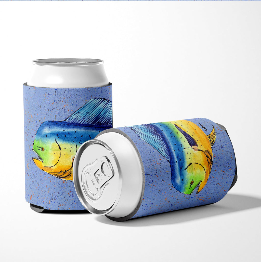 Dolphin Mahi Mahi Can or Bottle Hugger Cooler Sleeve for Standard 12 oz Cans, Insulated Foam Beer & Soda Can Hugger Reusable