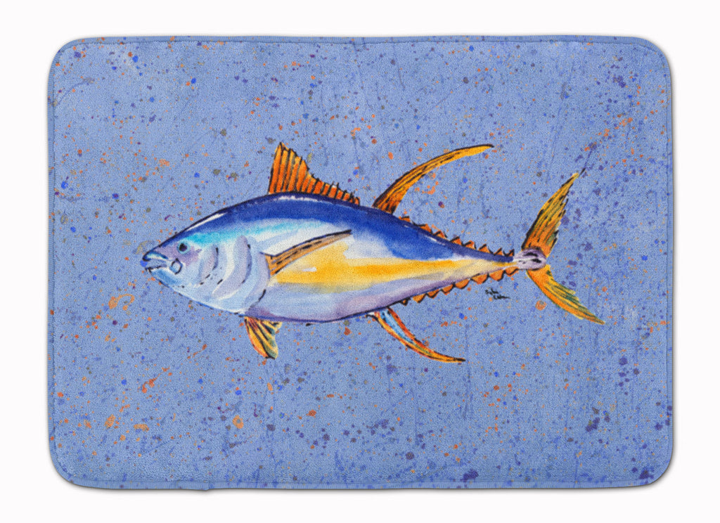 Tuna Fish Memory Foam Kitchen Mat Machine Washable Anti-Fatigue Cushion Comfort Bath or Kitchen Rug