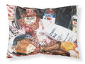 Red Beans and Rice Standard Pillowcase Lightweight Super Soft Easy Care Decorative Artwork Pillowcase, Standard