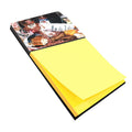 Red Beans and Rice Watercolor Sticky Note Holder Refillable Dispenser Desk Accessory 3x3 Pad Gift