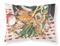 Crab Boil Standard Pillowcase Lightweight Super Soft Easy Care Decorative Artwork Pillowcase, Standard
