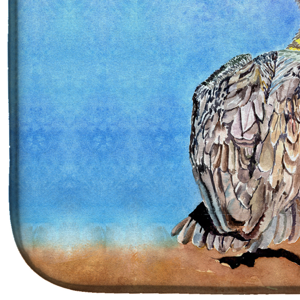 Pelican Dish Drying Mat Absorbent Dish Drying Mat Pad for Kitchen Counter Dish Drainer Mat for Countertop, 14 x 21", Multicolor