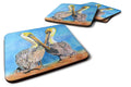 Pelican Foam Coasters Set of 4 Cup Coasters for Indoor Outdoor, Tabletop Protection, Anti Slip, Mouse pad Material