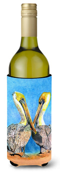 Pelican Wine Bottle Hugger Gift Sleeve for Standard 750 ml Bottles, Insulated Reusable Also Fits Mini Shot & Pint Bottles