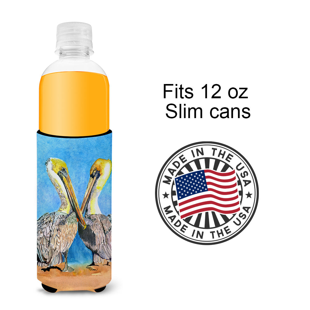 Pelican Slim Can Hugger , Insulated Foam Hugger for 12 oz Slim Cans, Beer Bottles & Water Bottles, Printed in USA