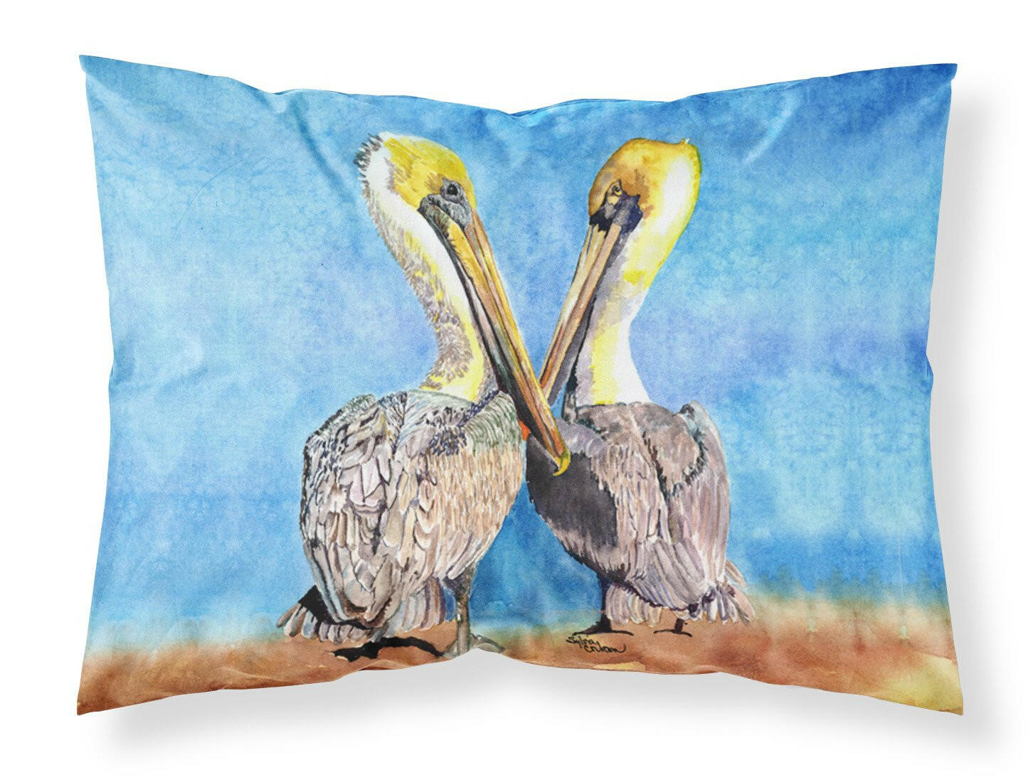 Pelican Standard Pillowcase Lightweight Super Soft Easy Care Decorative Artwork Pillowcase, Standard