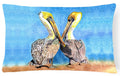 Pelican Decorative Throw Pillow 12x16 Indoor Outdoor Accent Cushion, Fabric Cover with Insert for Sofa, Bed, Porch & Living Room