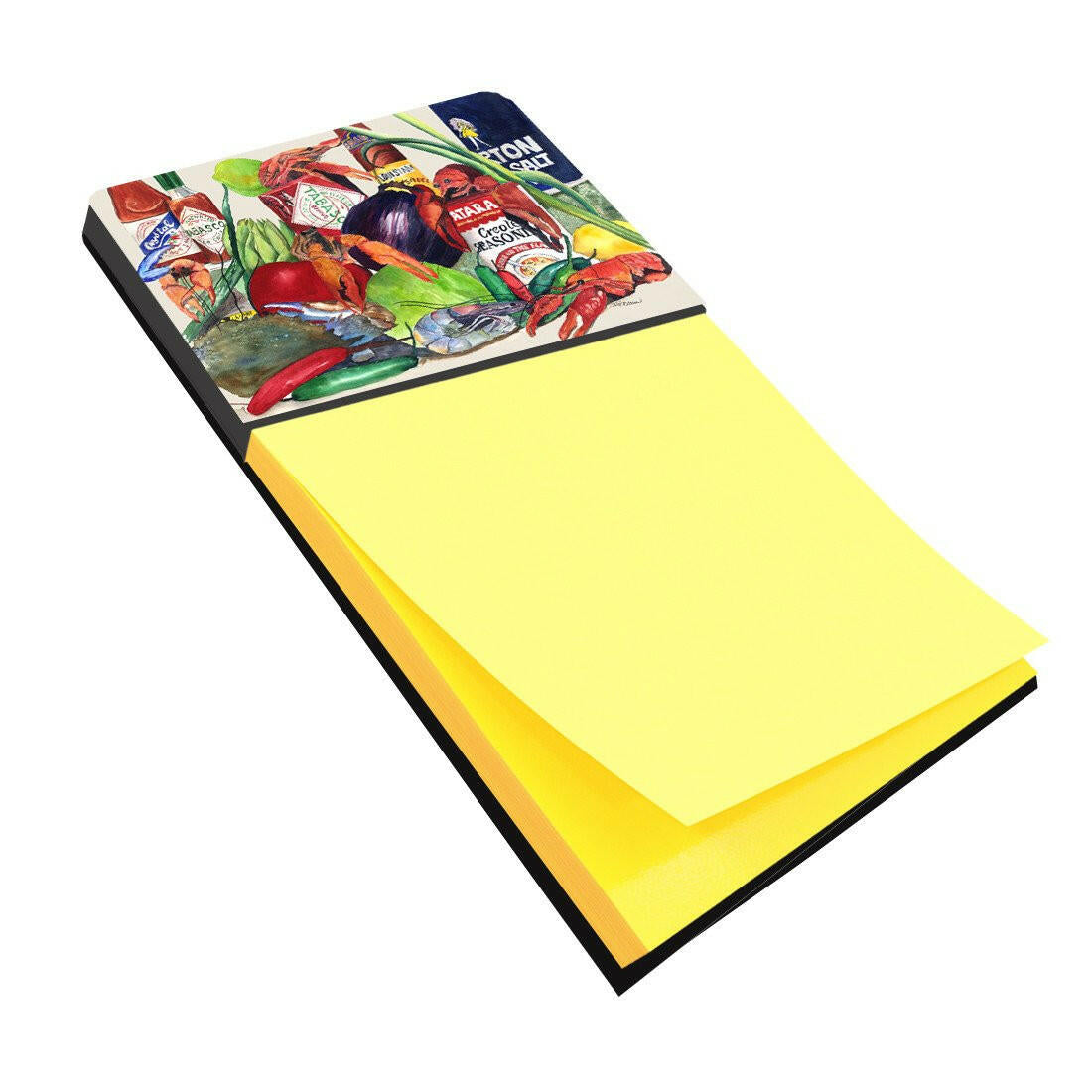 Louisana Spices Watercolor Sticky Note Holder Refillable Dispenser Desk Accessory 3x3 Pad Gift