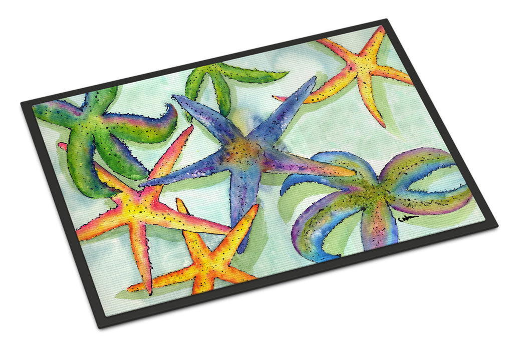 Starfish Doormat Indoor Outdoor 24H X 36W Front Door Mat Rugs for Entryway, Non Slip Washable Low Pile,
