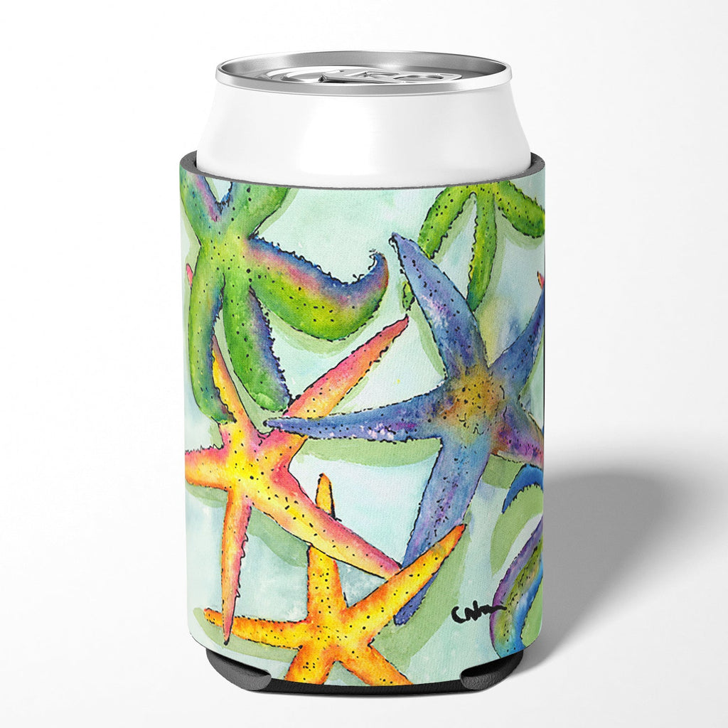 Starfish Can or Bottle Hugger Cooler Sleeve for Standard 12 oz Cans, Insulated Foam Beer & Soda Can Hugger Reusable