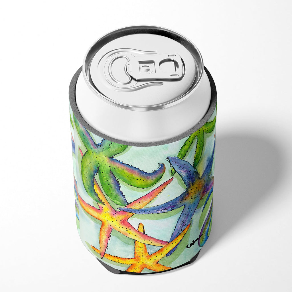 Starfish Can or Bottle Hugger Cooler Sleeve for Standard 12 oz Cans, Insulated Foam Beer & Soda Can Hugger Reusable