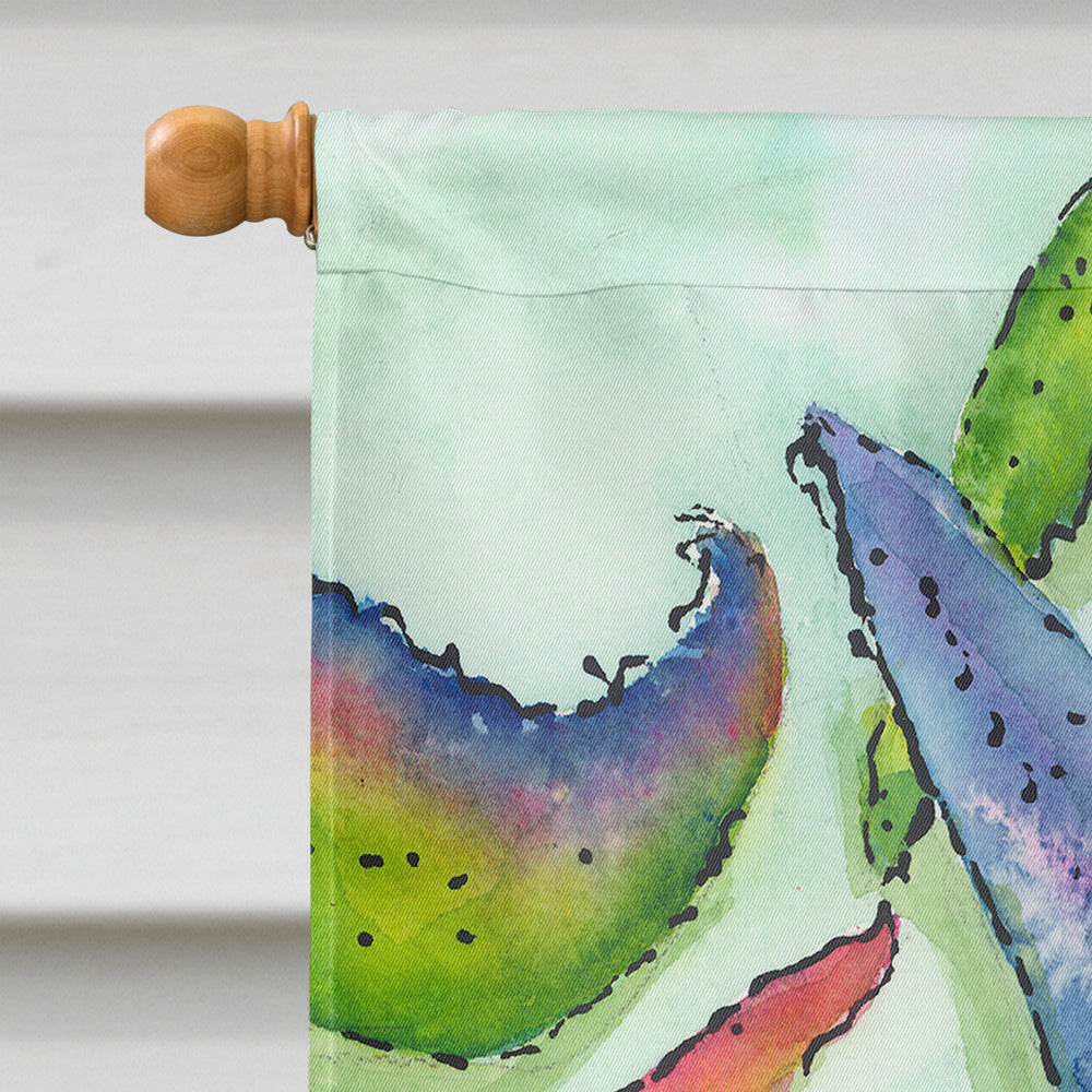 Starfish House Flag 28x40 Porch Sleeve Pole Decorative Outside Yard Banner Artwork Wall Hanging, Polyester