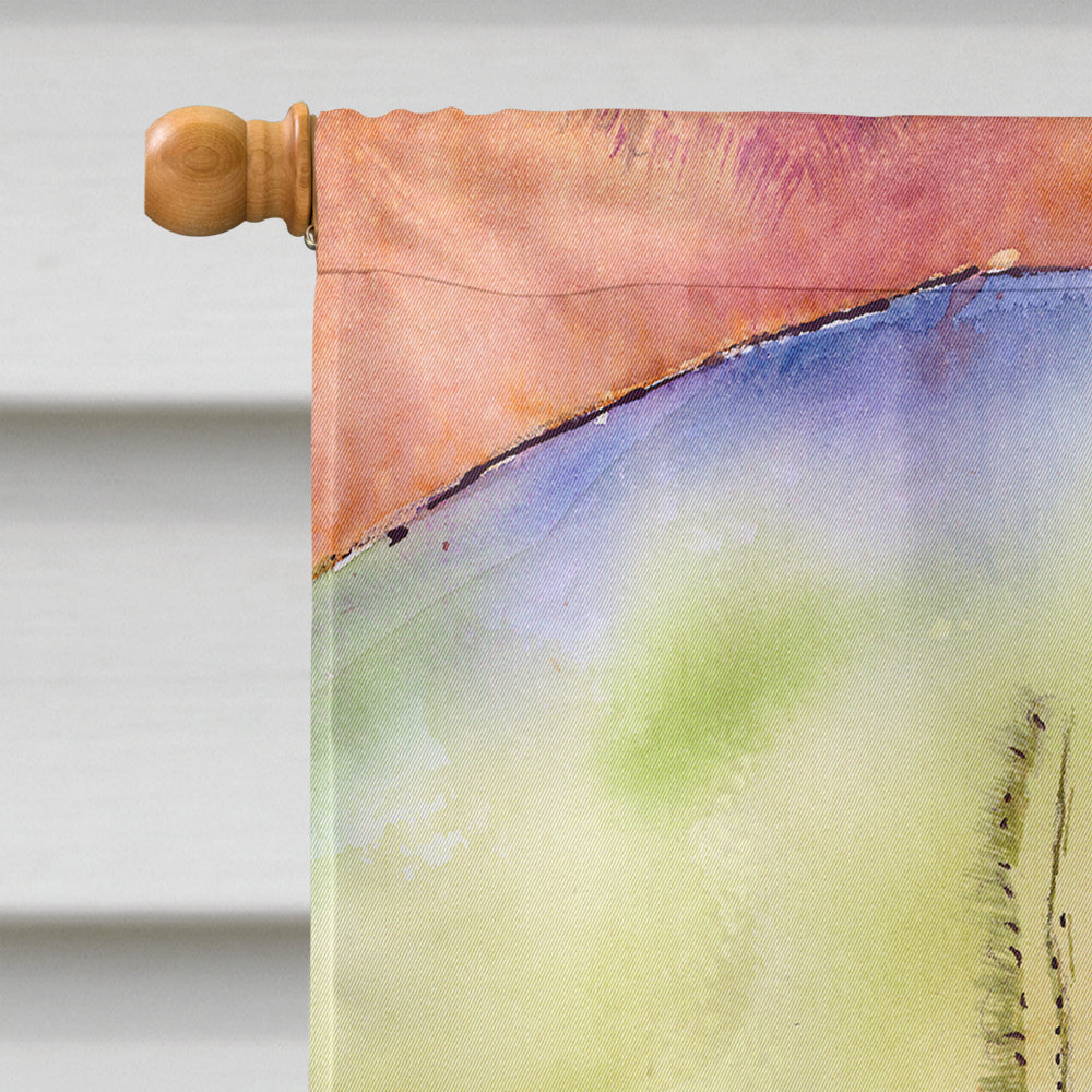 Sand Dollar House Flag 28x40 Porch Sleeve Pole Decorative Outside Yard Banner Artwork Wall Hanging, Polyester