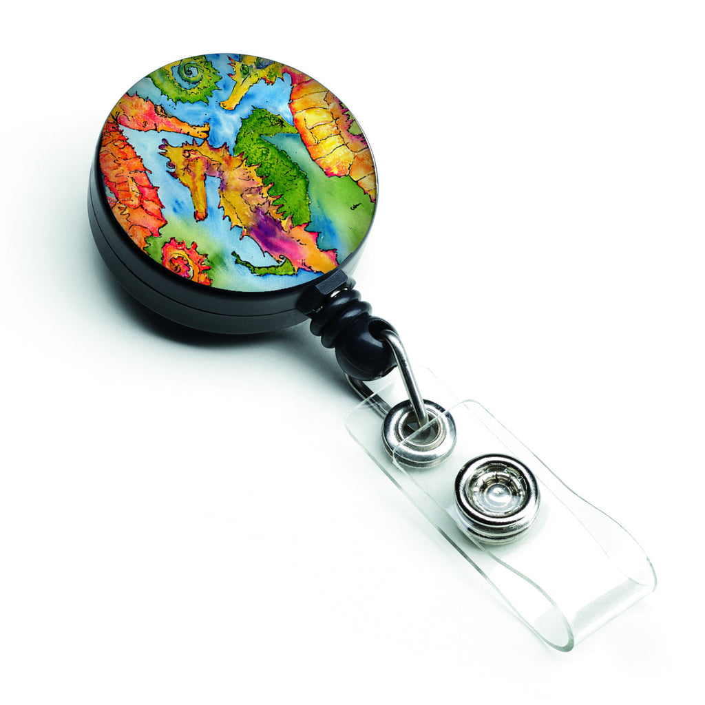 Seahorse Retractable Badge Reel for Nurses ID Badge Holder with Clip Retractable Employee Badge Holder, Belt Clip