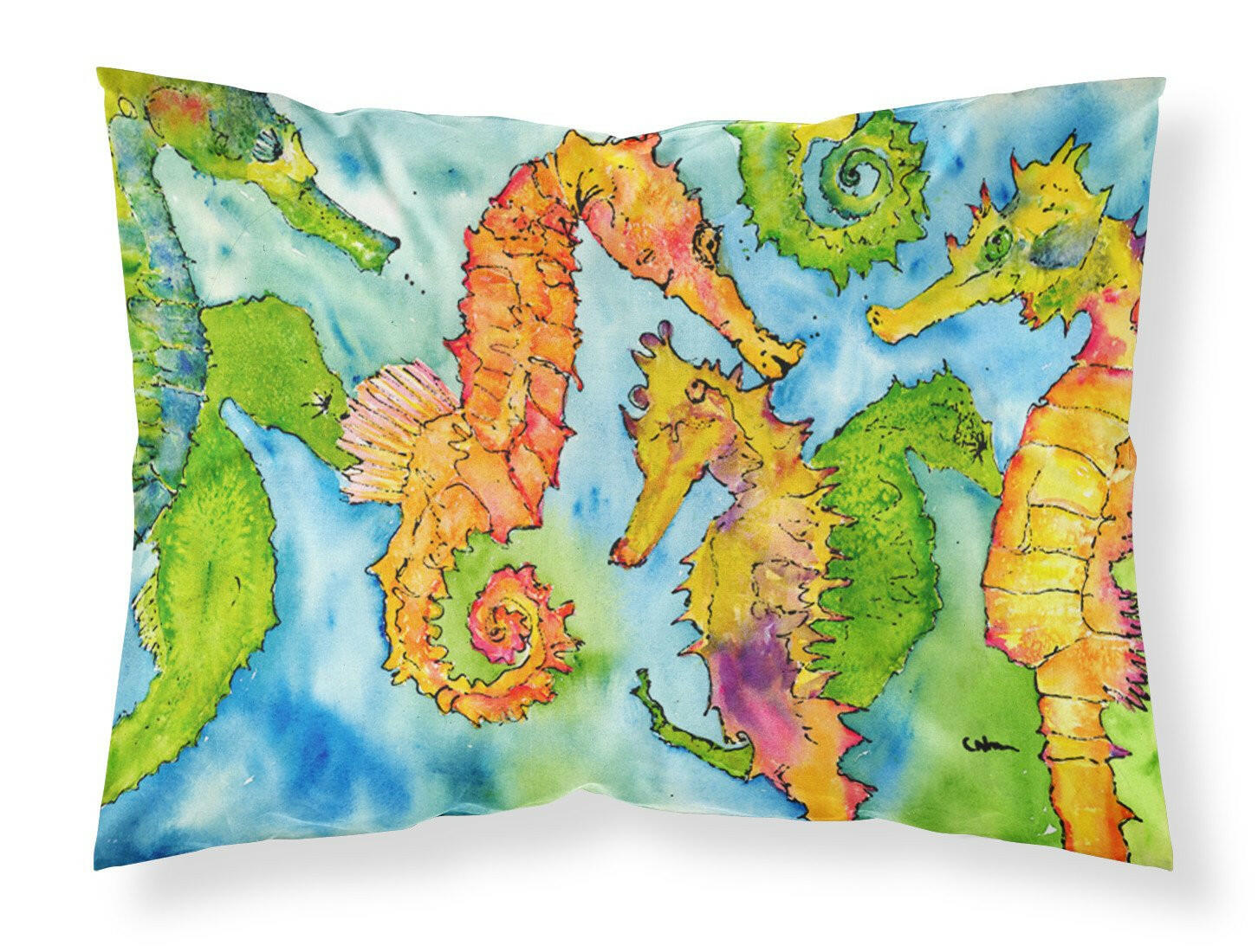 Seahorse Standard Pillowcase Lightweight Super Soft Easy Care Decorative Artwork Pillowcase, Standard