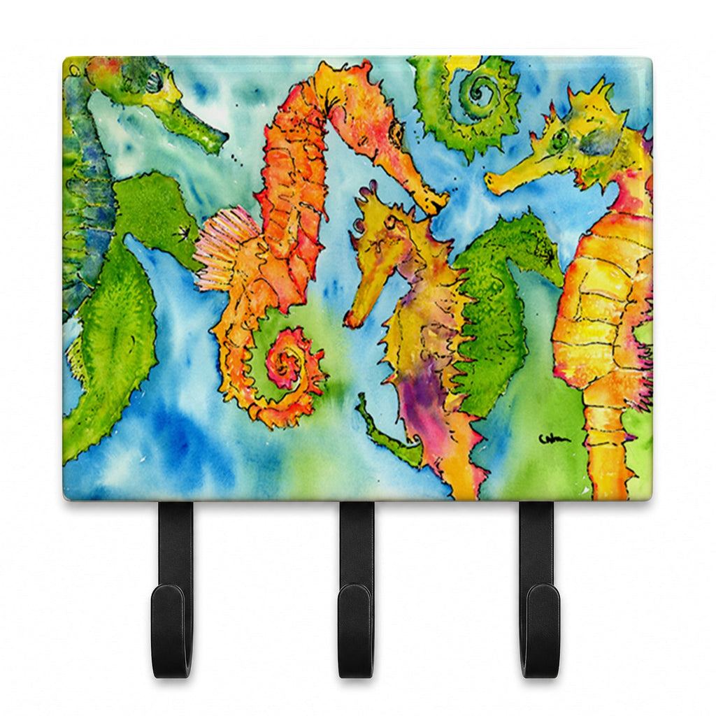 Seahorse Leash or Key Holder Wall Hooks, Coat Rack Wall Mount, for Hanging Keys, Towels, Aprons, Leashes
