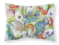 Crab Shrimp Oysters Standard Pillowcase Lightweight Super Soft Easy Care Decorative Artwork Pillowcase, Standard
