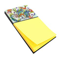 Crab Shrimp Oysters Watercolor Sticky Note Holder Refillable Dispenser Desk Accessory 3x3 Pad Gift
