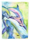 Dolphin House Flag 28x40 Porch Sleeve Pole Decorative Outside Yard Banner Artwork Wall Hanging, Polyester