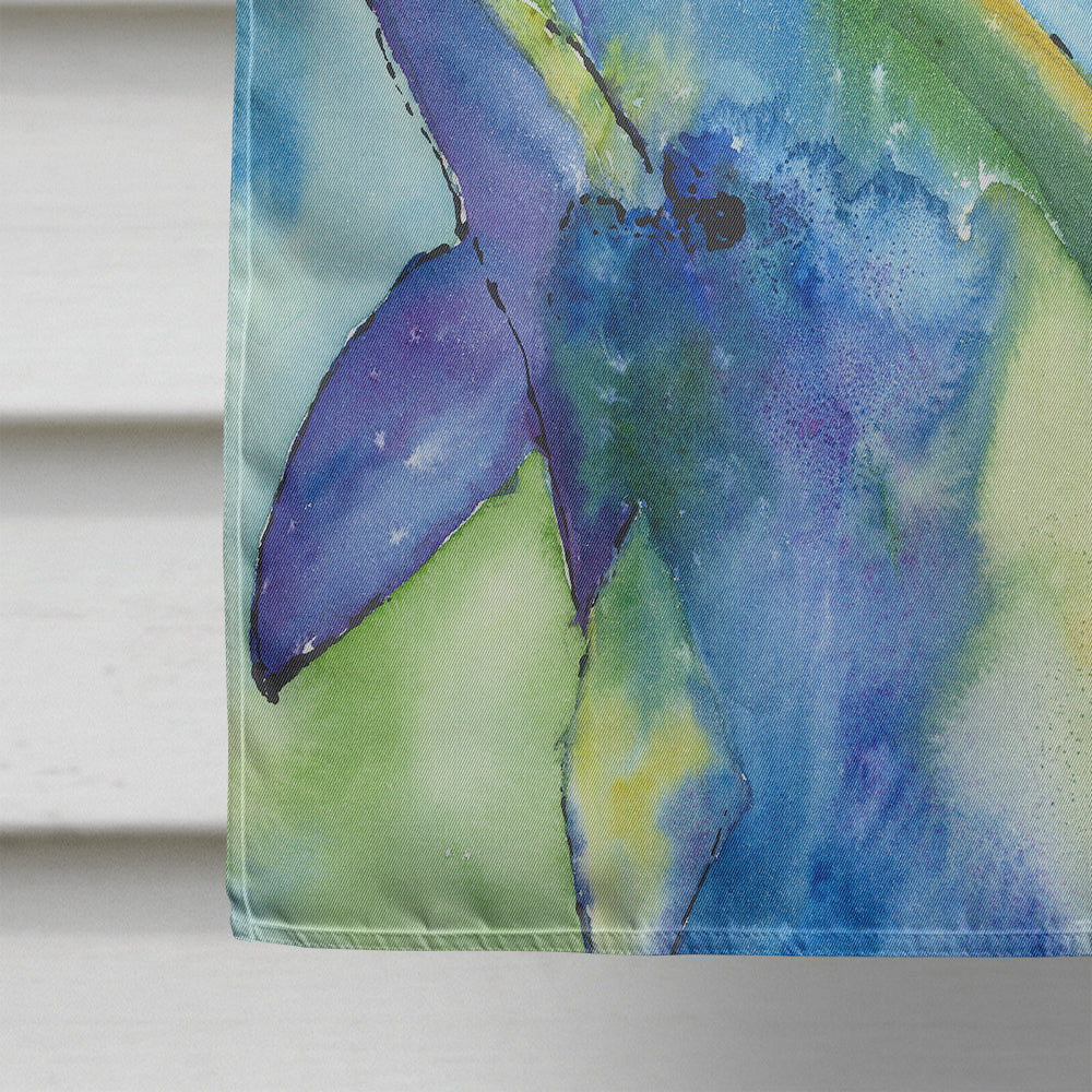 Dolphin House Flag 28x40 Porch Sleeve Pole Decorative Outside Yard Banner Artwork Wall Hanging, Polyester