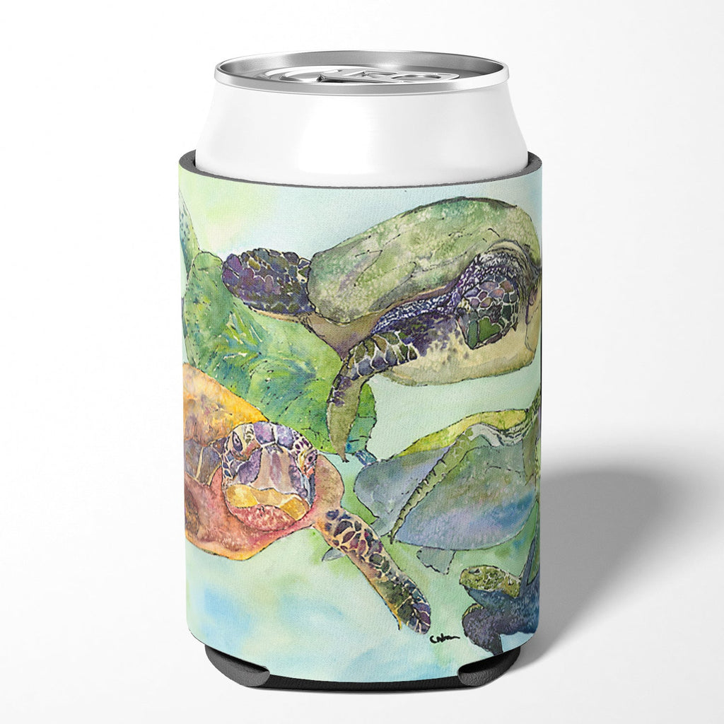 Turtle Loggerhead Can or Bottle Hugger Cooler Sleeve for Standard 12 oz Cans, Insulated Foam Beer & Soda Can Hugger Reusable