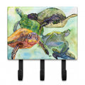 Turtle Loggerhead Leash or Key Holder Wall Hooks, Coat Rack Wall Mount, for Hanging Keys, Towels, Aprons, Leashes