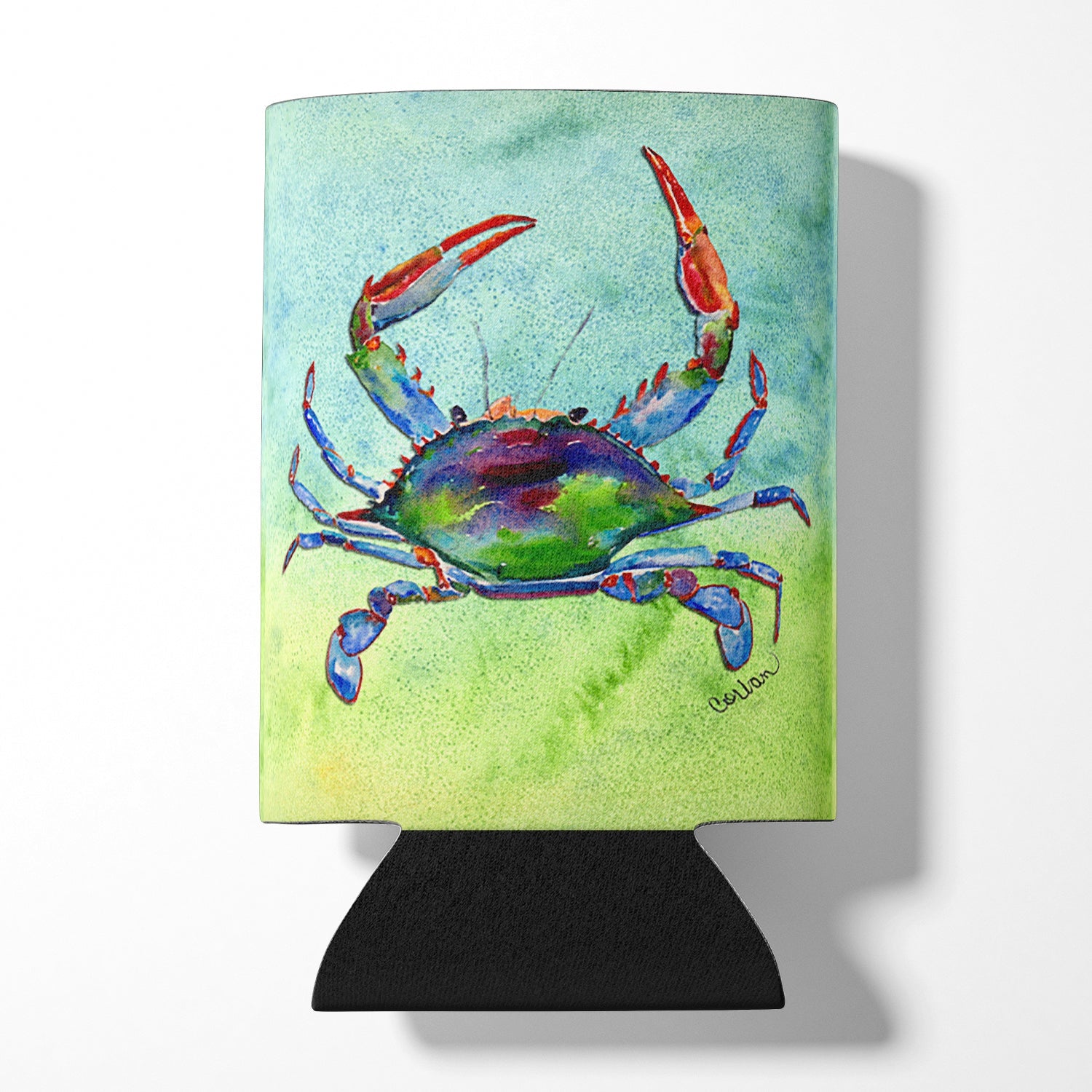 Crab Can or Bottle Hugger Cooler Sleeve for Standard 12 oz Cans, Insulated Foam Beer & Soda Can Hugger Reusable