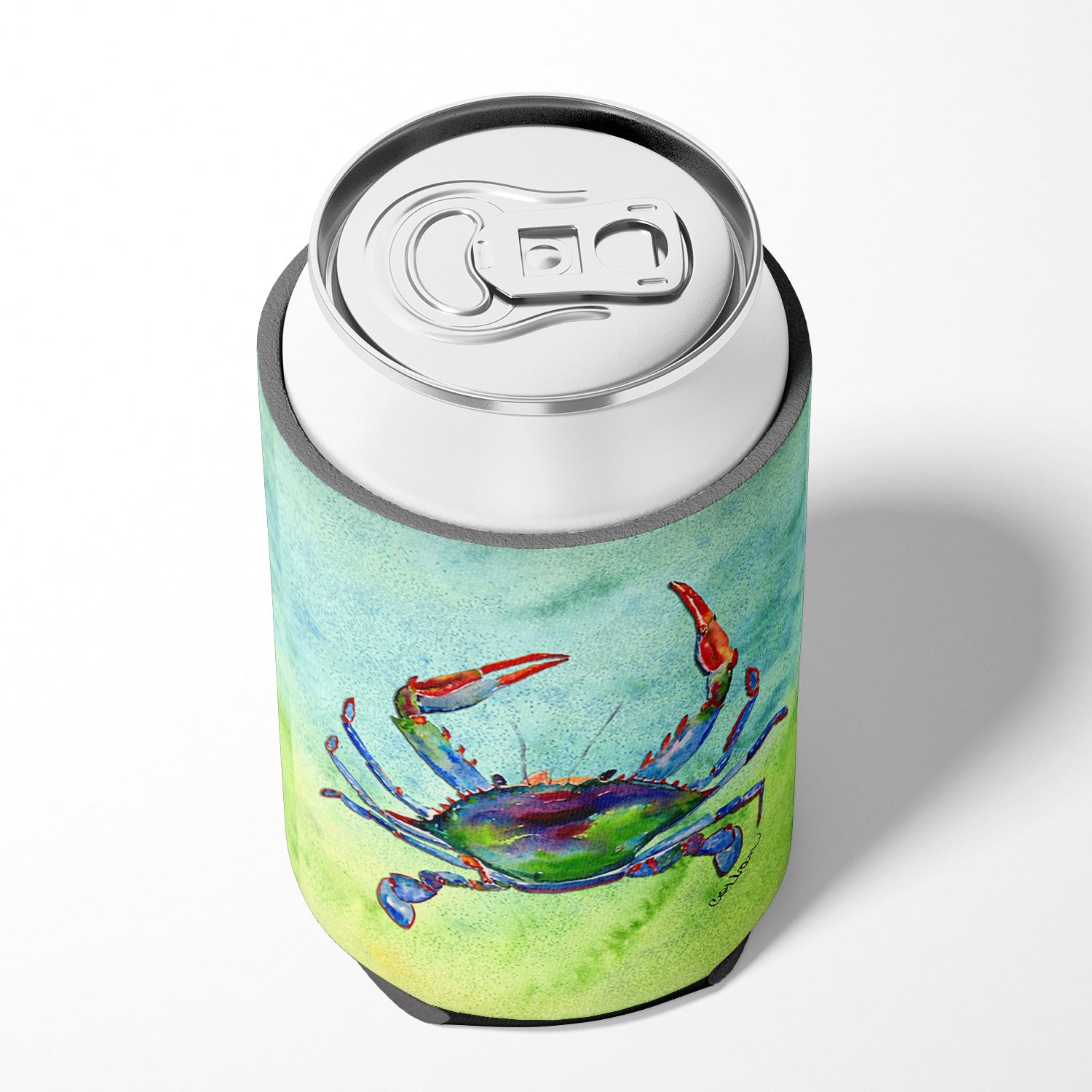 Crab Can or Bottle Hugger Cooler Sleeve for Standard 12 oz Cans, Insulated Foam Beer & Soda Can Hugger Reusable